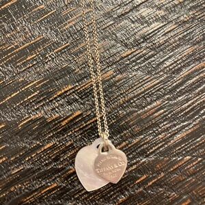 Tiffany & Co. Silver Heart Pendant Necklace